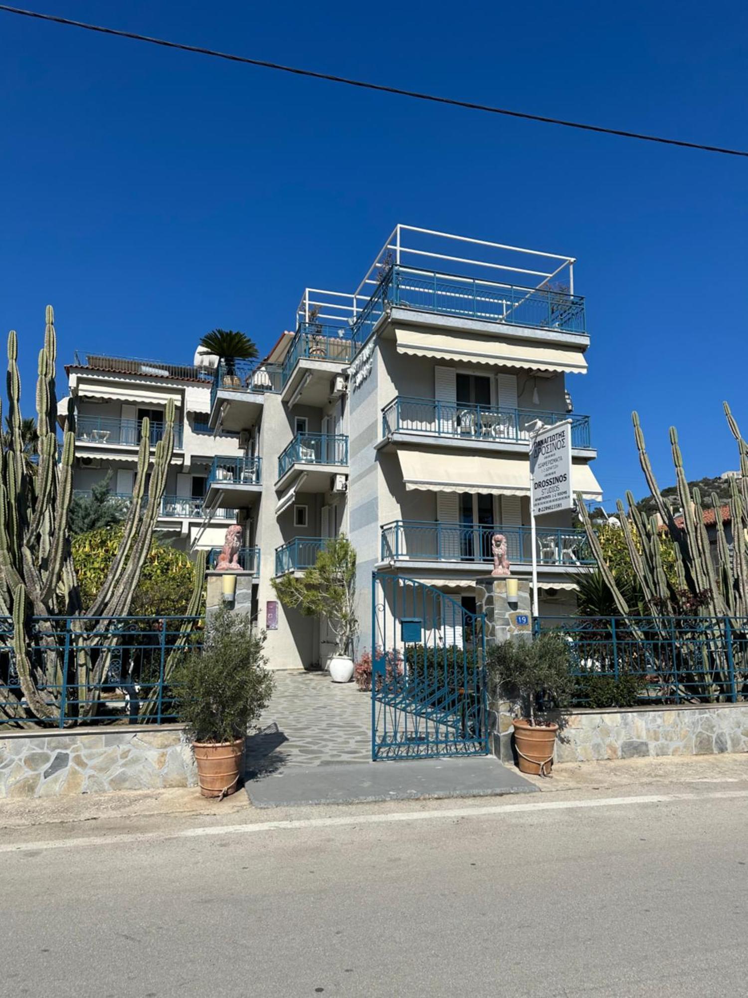 Drossinos Studios Poros Town Eksteriør billede